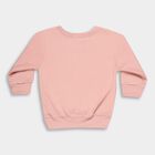 Infants Soft Dusty Pink Crew Neck Casual Sweatshirt, गुलाबी, small image number null