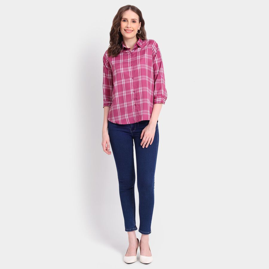 Ladies' Shirt, गुलाबी, large image number null