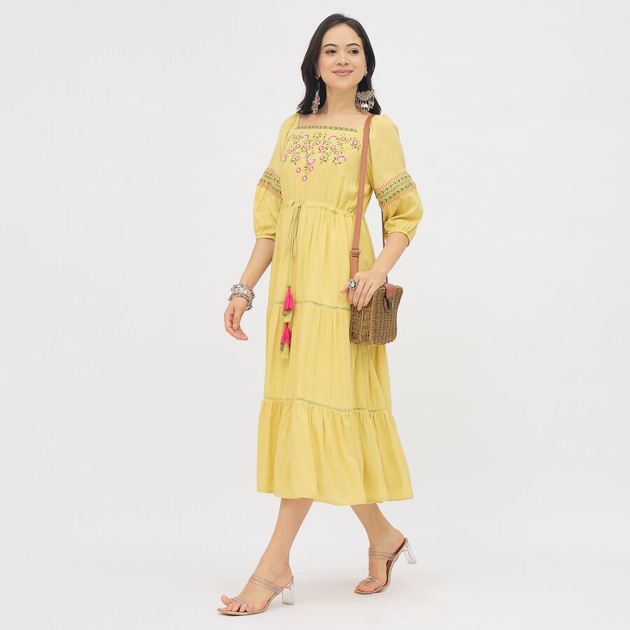 Ladies' Dress, Khaki, large image number null