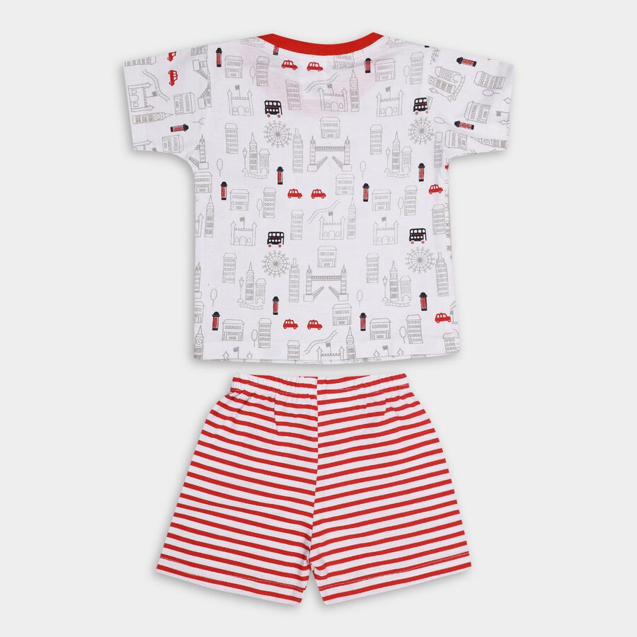 Infants' 100% Cotton Baba Suit , लाल, large image number null