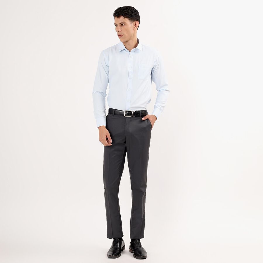 Men's Light Blue Slim Fit Formal Shirt, Light Blue, large image number null