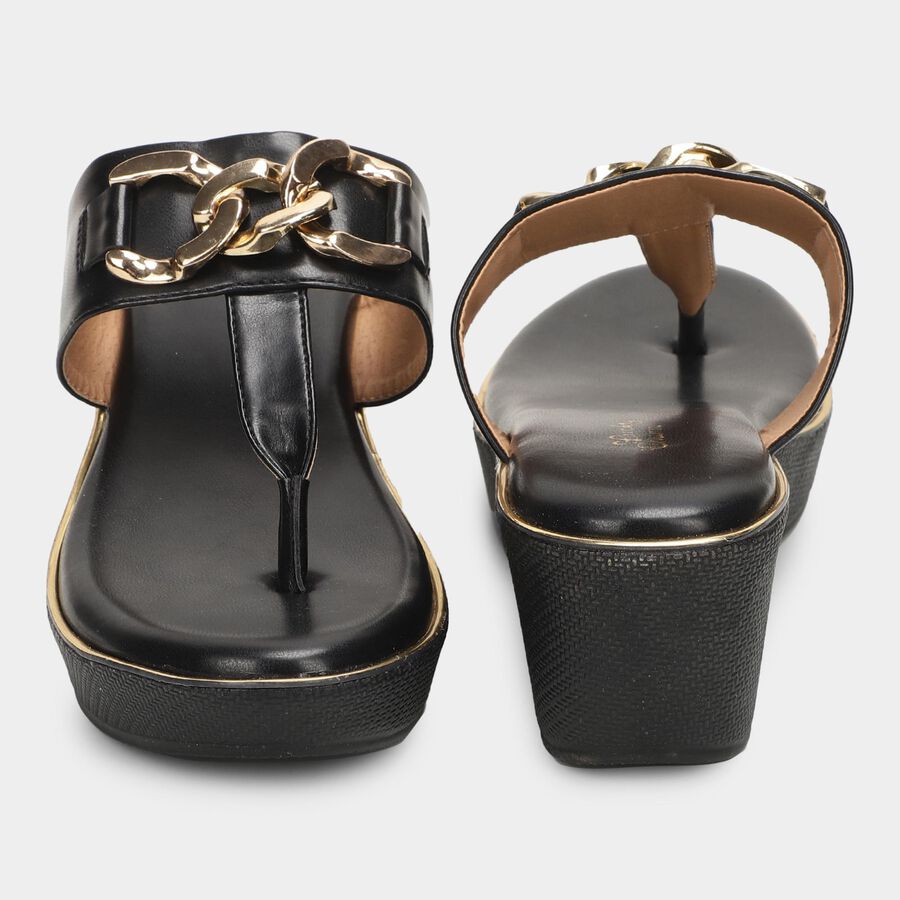 Ladies' Sandal, काला, large image number null