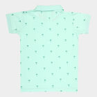 Boys Cotton T-Shirt, हल्का हरा, small image number null
