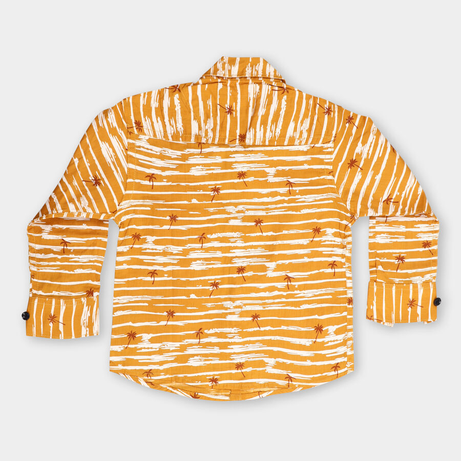 Boys' Cotton Casual Shirt, Rust, large image number null