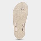 Women's Light Beige Slip-On Casual Slippers, गहरा पीला, small
