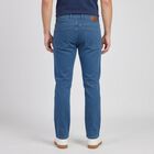Men's Light Blue Slim Fit Washed Jeans, हल्का नीला, small