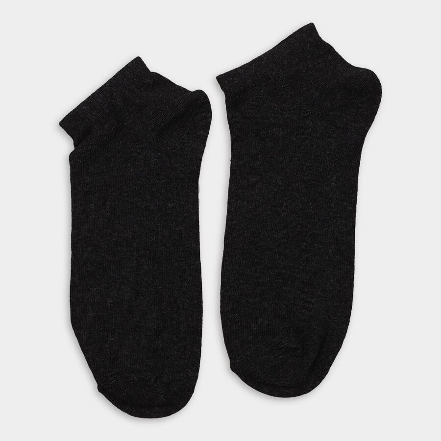Men's Socks (Pack of 3), Charcoal, large