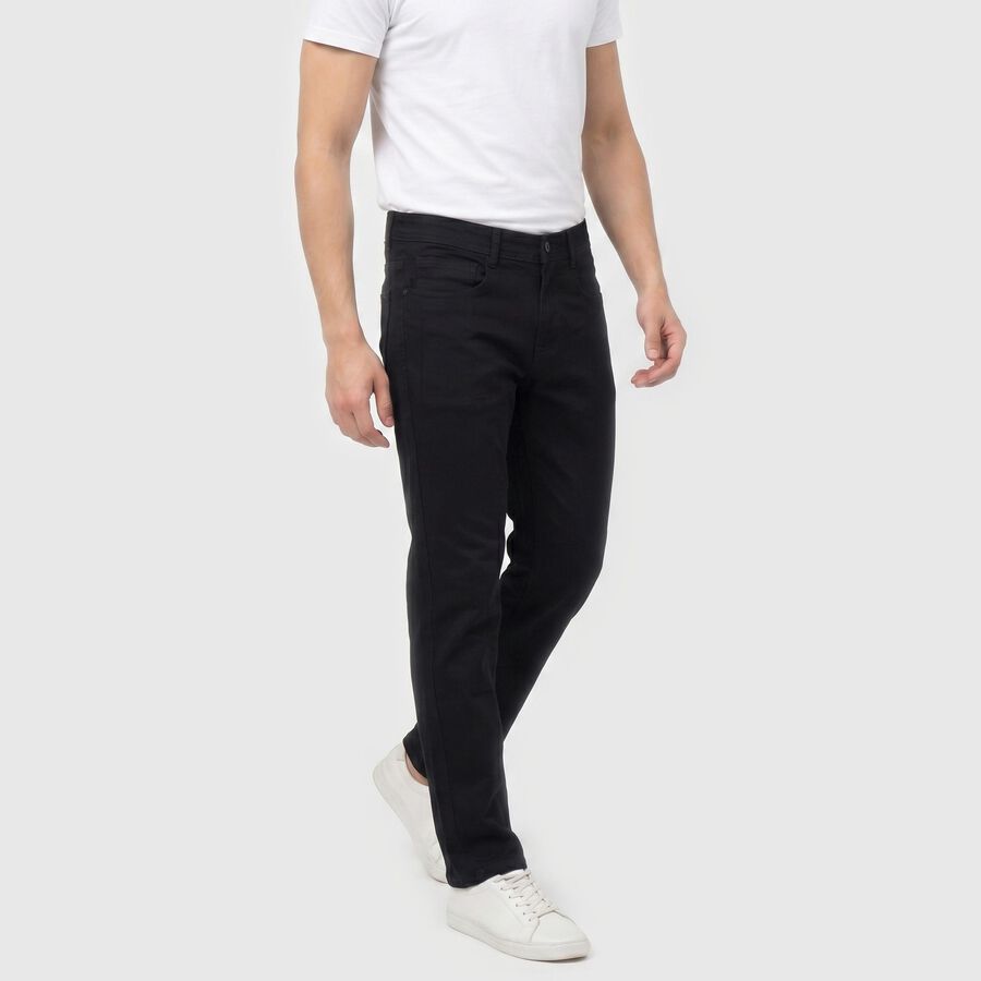 Men's Jeans, Black, large
