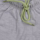 Boys Light Grey Regular Fit Casual Bermuda Shorts, Melange Light Grey, small