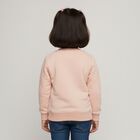 Girls Light Pink Crew Neck Casual Sweatshirt, Light Pink, small image number null
