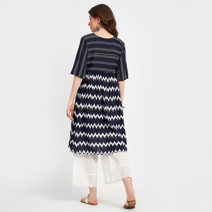 Solid Empire Line Women, Navy Blue, large image number null