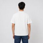 Men's White Round Neck Regular T-Shirt, ऑफ व्हाइट, small