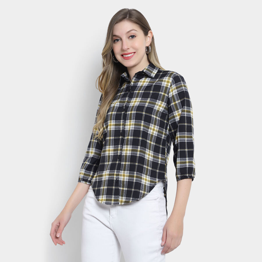 All Over Print Shirt, काला, large image number null