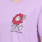 Ladies' 100% Cotton Round Neck T-Shirt , लाइलेक, small image number null