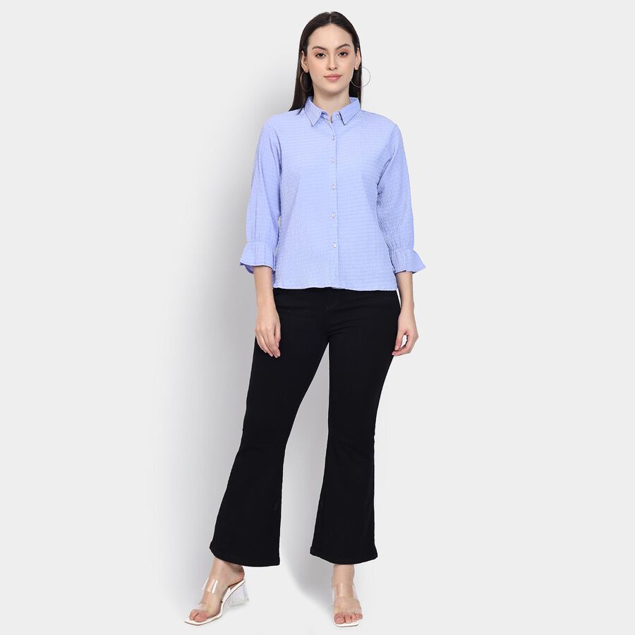Ladies' Shirt , हल्का नीला, large