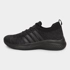 Men's Dusty Charcoal Black Lace-Up Sports Shoes, काला, small image number null