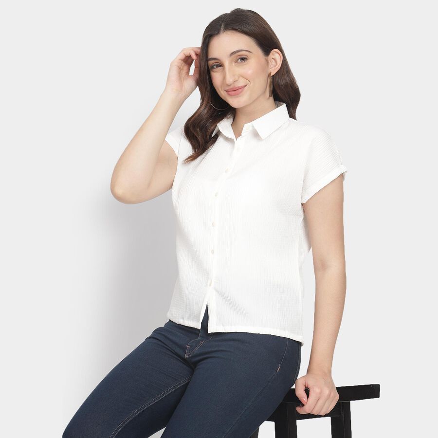 Ladies' Shirt, ऑफ व्हाइट, large image number null