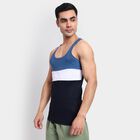 Men's 100% Cotton Gym T-Shirt , Mid Blue, small