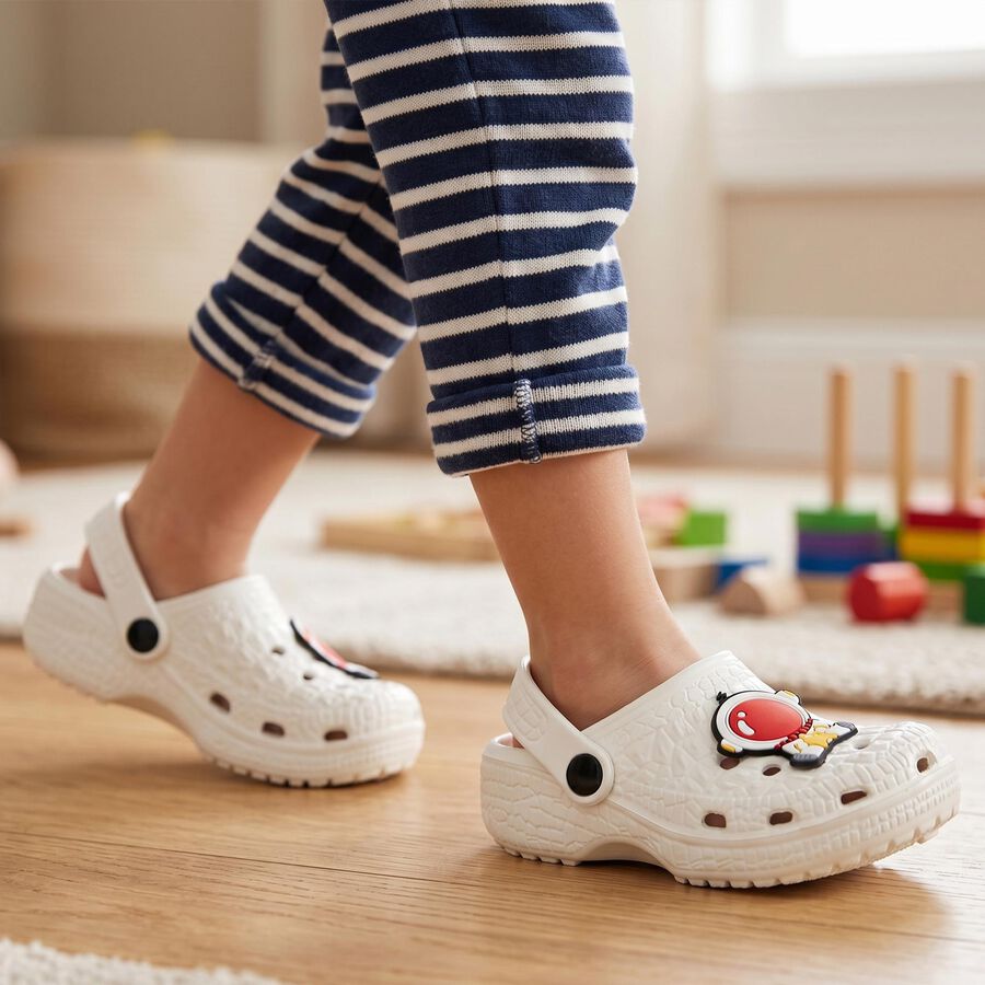 Boys' Sandal, सफ़ेद, large