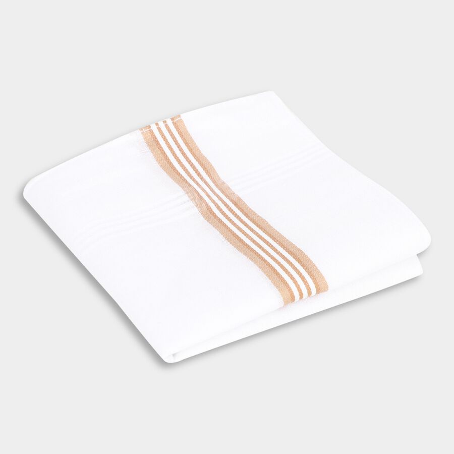 Men's Hanky, काला, large