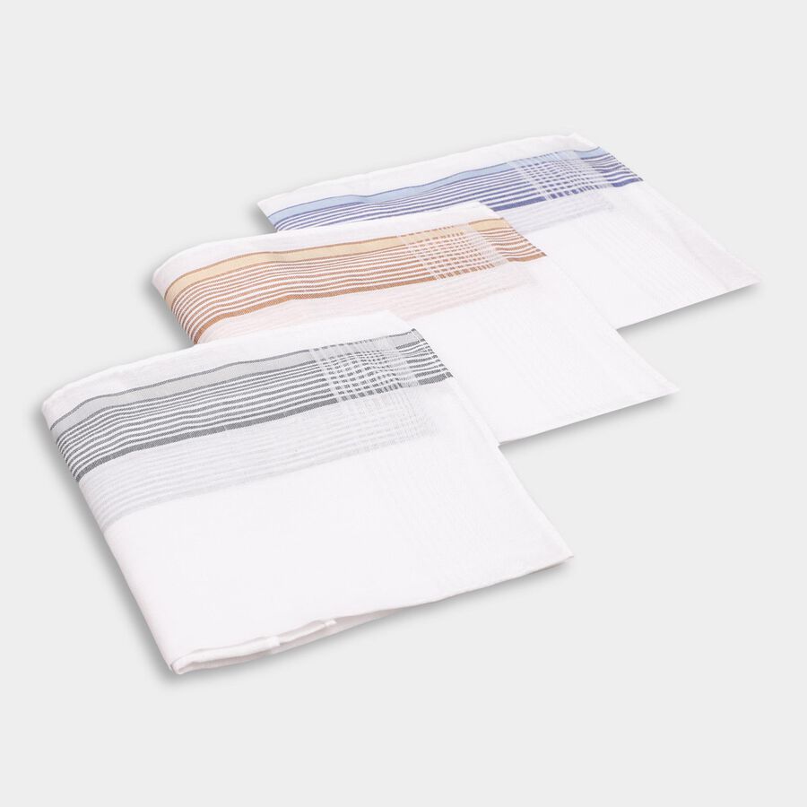 Men's Hanky, सफ़ेद, large