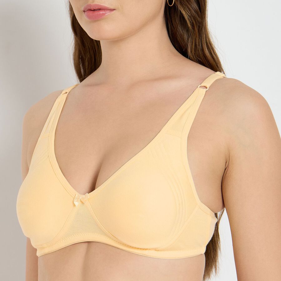 Ladies' Bra , पीला, large image number null