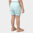 Girls Light Blue Regular Fit Printed Bloomer, Light Blue, small