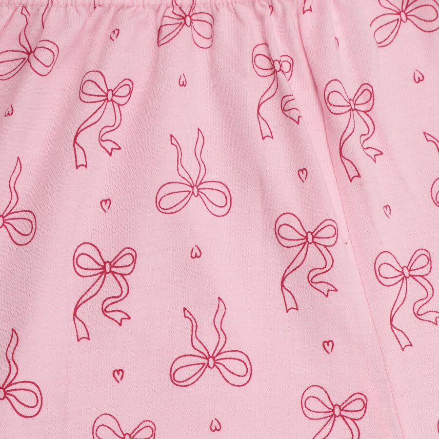 Girls' Pull Ups Capri, गुलाबी, large image number null