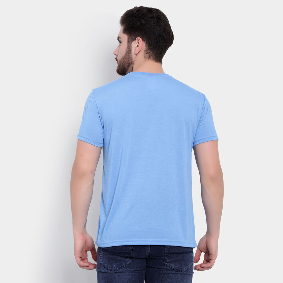 Round Neck T-Shirt, Light Blue, large image number null
