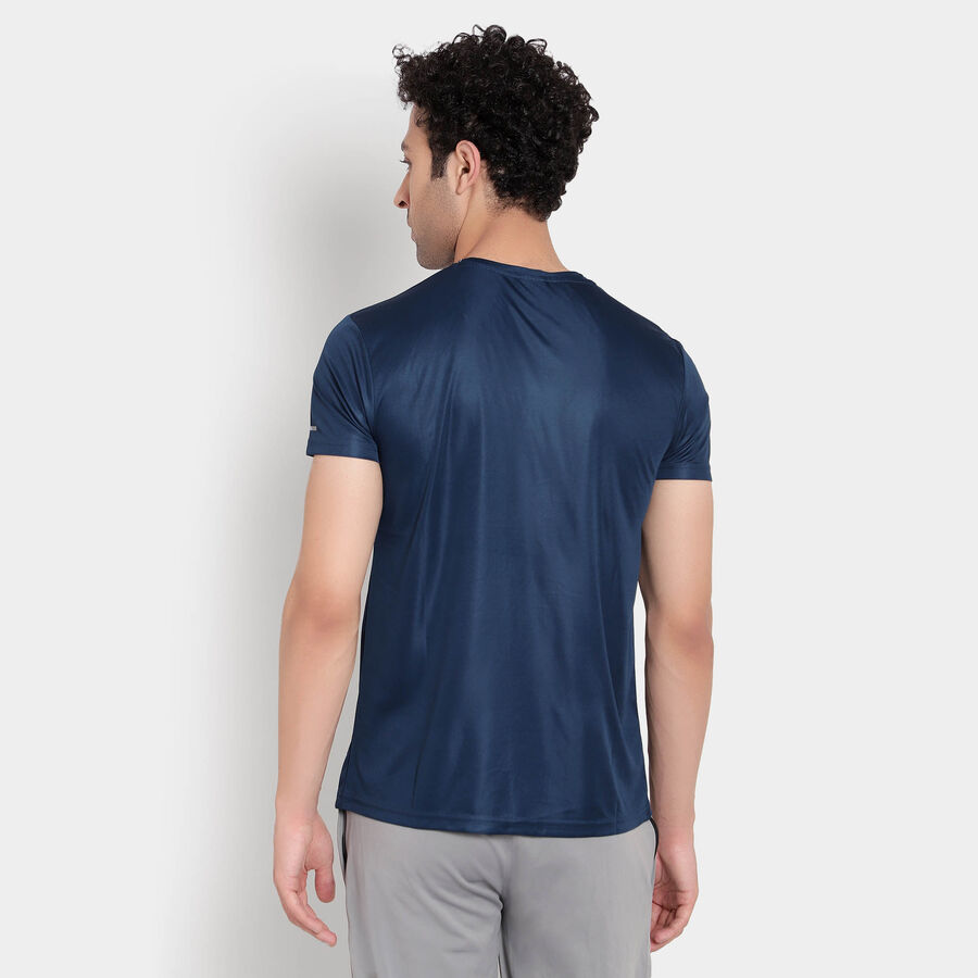 Solid Drifit T-Shirt, Navy Blue, large image number null