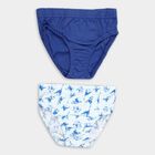 Boys' 100% Cotton Briefs , Dark Blue, small
