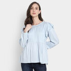 Embellished Top, Light Blue, small image number null