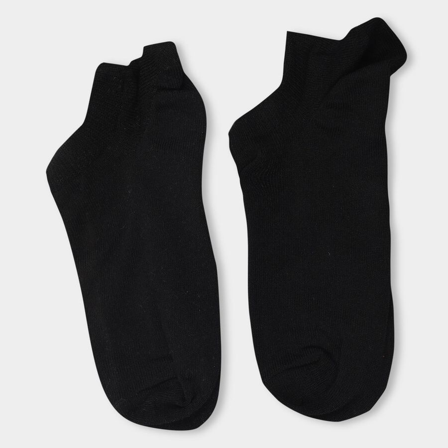 Men's Casual Socks, काला, large image number null
