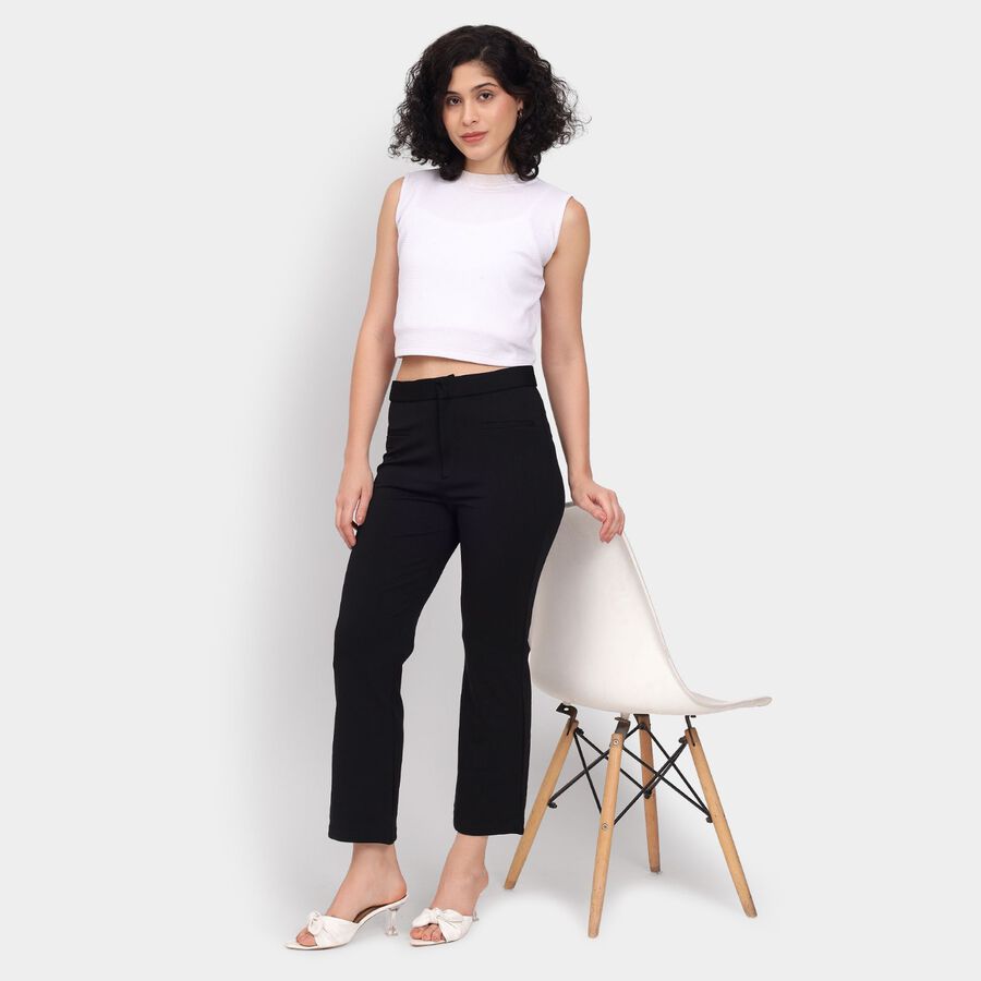 Ladies' Trousers, Black, large image number null