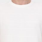 Men's 100% Cotton Round Neck Half Sleeves T-Shirt , White, small image number null