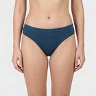 Women's Teal Regular Fit Solid Panty, Teal Blue, small