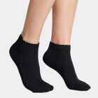 Women's Assorted Regular Fit Solid Pack of 3 Socks, चुनिंदा, small