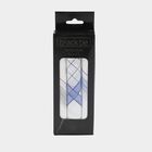 Men's Light Blue Checked Pack of 3 Handkerchief, Light Blue, small