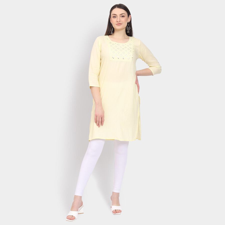 Ladies' Kurta, पीला, large image number null