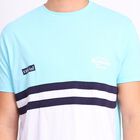 Men's 100% Cotton Round Neck Half Sleeves T-Shirt, Sky Blue, small image number null