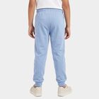 Boys' Light Blue Jogger Fit Graphic Printed Winter Pyjama, Light Blue, small