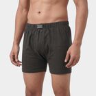 Men's Olive Regular Fit Cotton Trunks, Olive, small