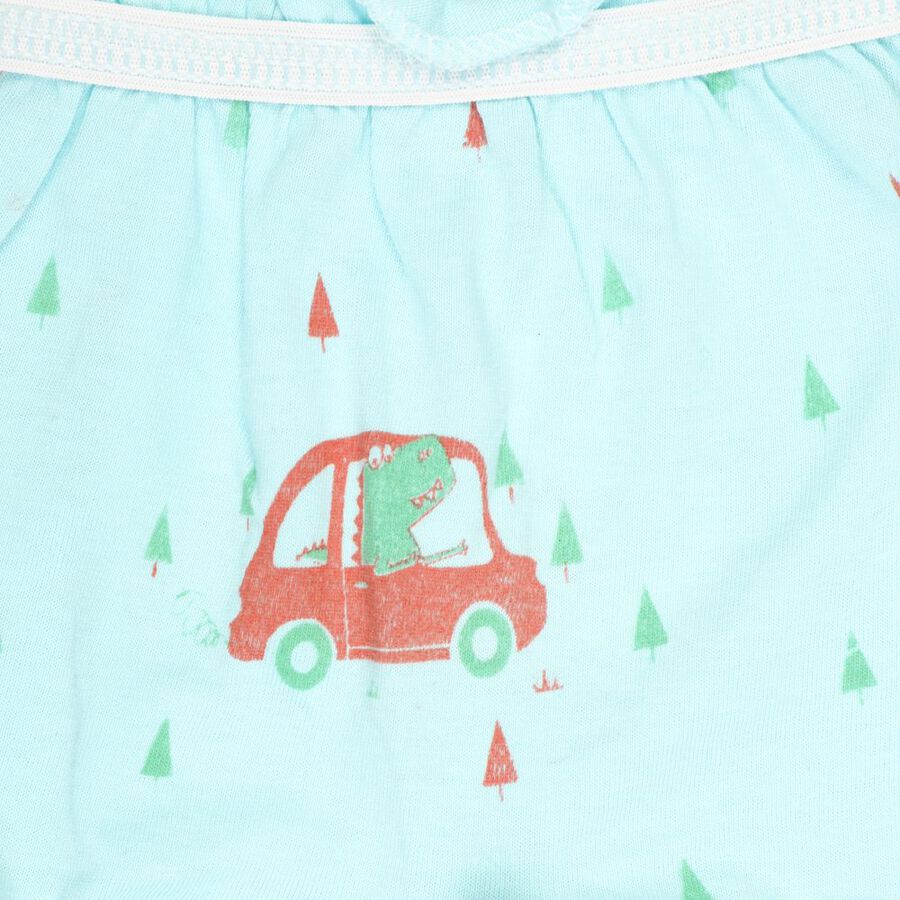 Infants' Cotton Bloomer, Aqua, large image number null