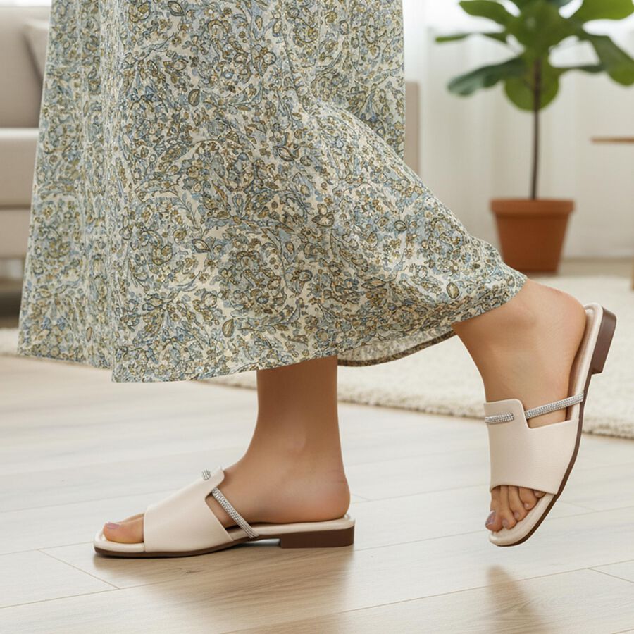 Ladies' Sandal, गहरा पीला, large