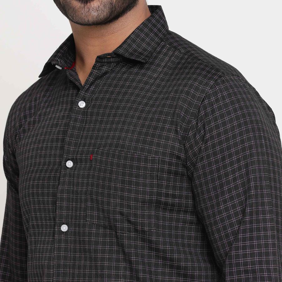 Checks Casual Shirt, Navy Blue, large image number null