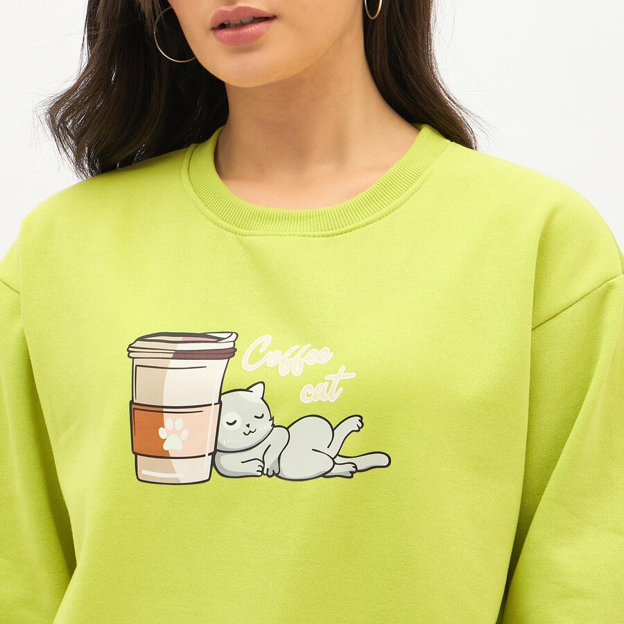 Ladies' Sweatshirt, Light Green, large image number null