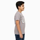 Boys' Half Sleeves T-Shirt, Light Grey, small image number null