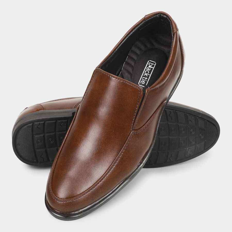 Men's Formal Shoes, Brown, large image number null