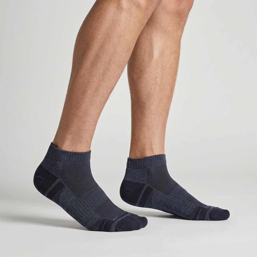 Men's Regular Fit Striped Pack of 3 Socks ( Charcoal, Grey, Black ), मिश्रित हल्का ग्रे, large