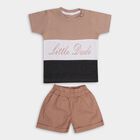 Infant Boys' 100% Cotton Baba Suit , Beige, small image number null